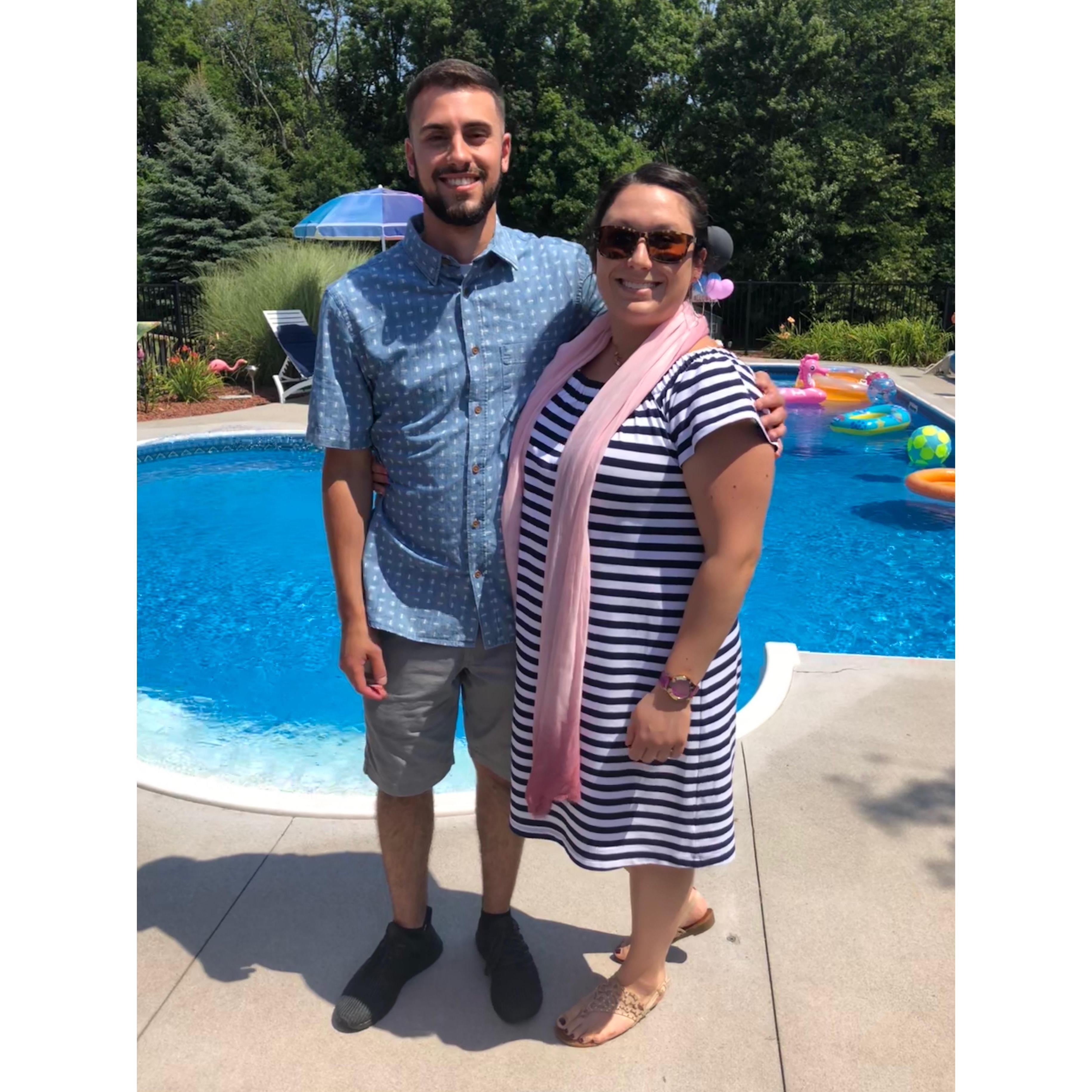 our gender reveal party