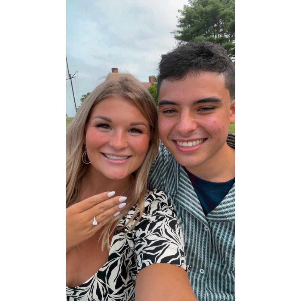 Our first official picture as an engaged couple!