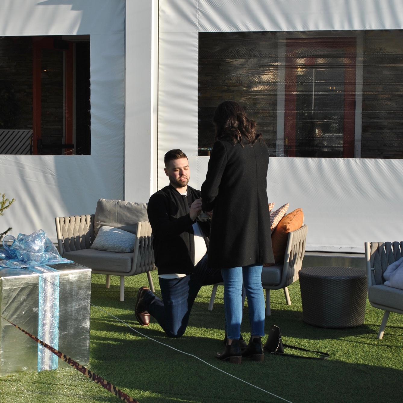 12.14.24
The proposal by the Christmas tree at the Reeds hotel in Stone Harbor, NJ