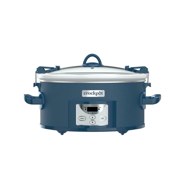 Crock-Pot 7qt One Touch Cook and Carry Slow Cooker - Blue