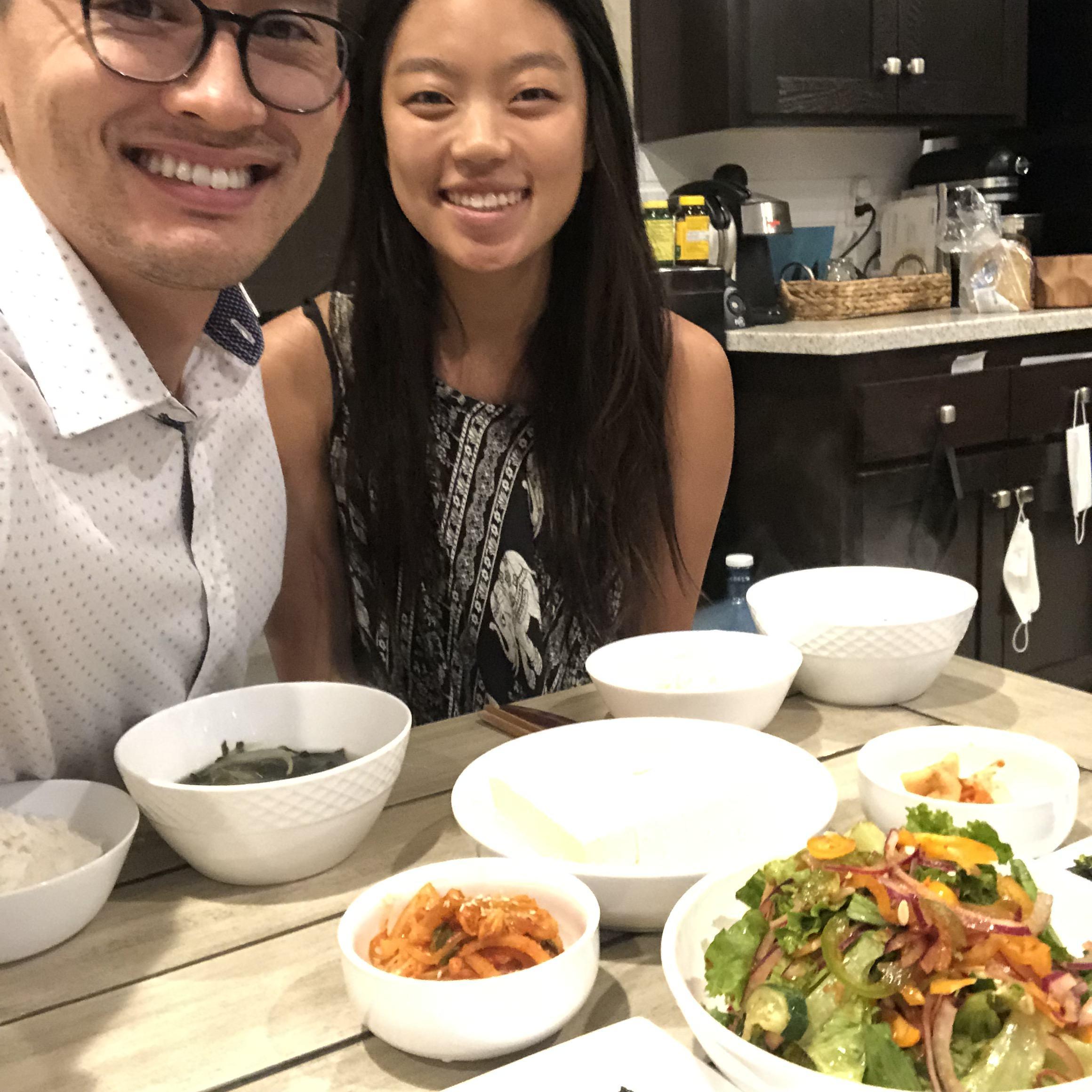 One of the dinners made by Suzie!