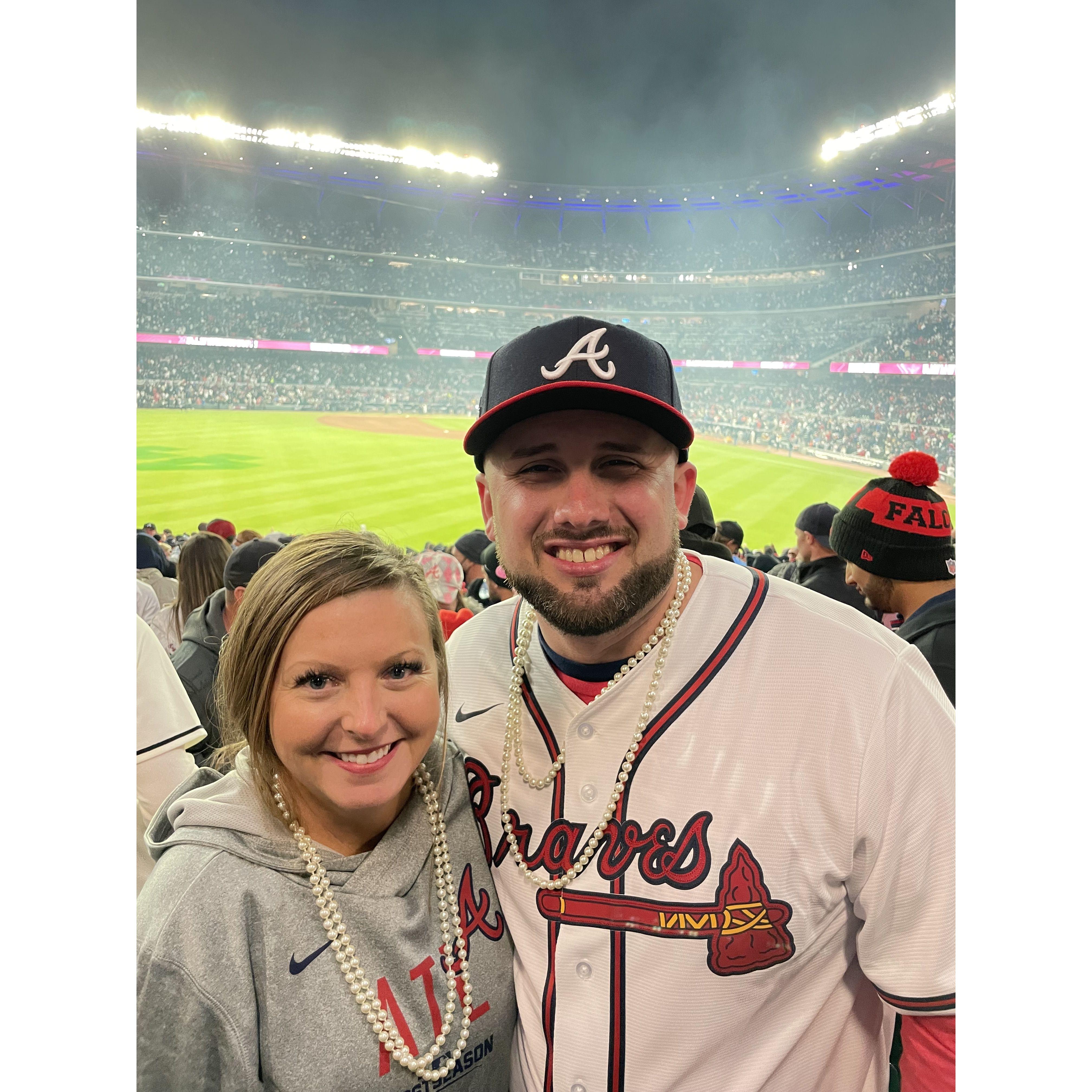 Our FIRST official date 10/30/2021 to see watch the Atlanta Braves win the World Series in 2021!