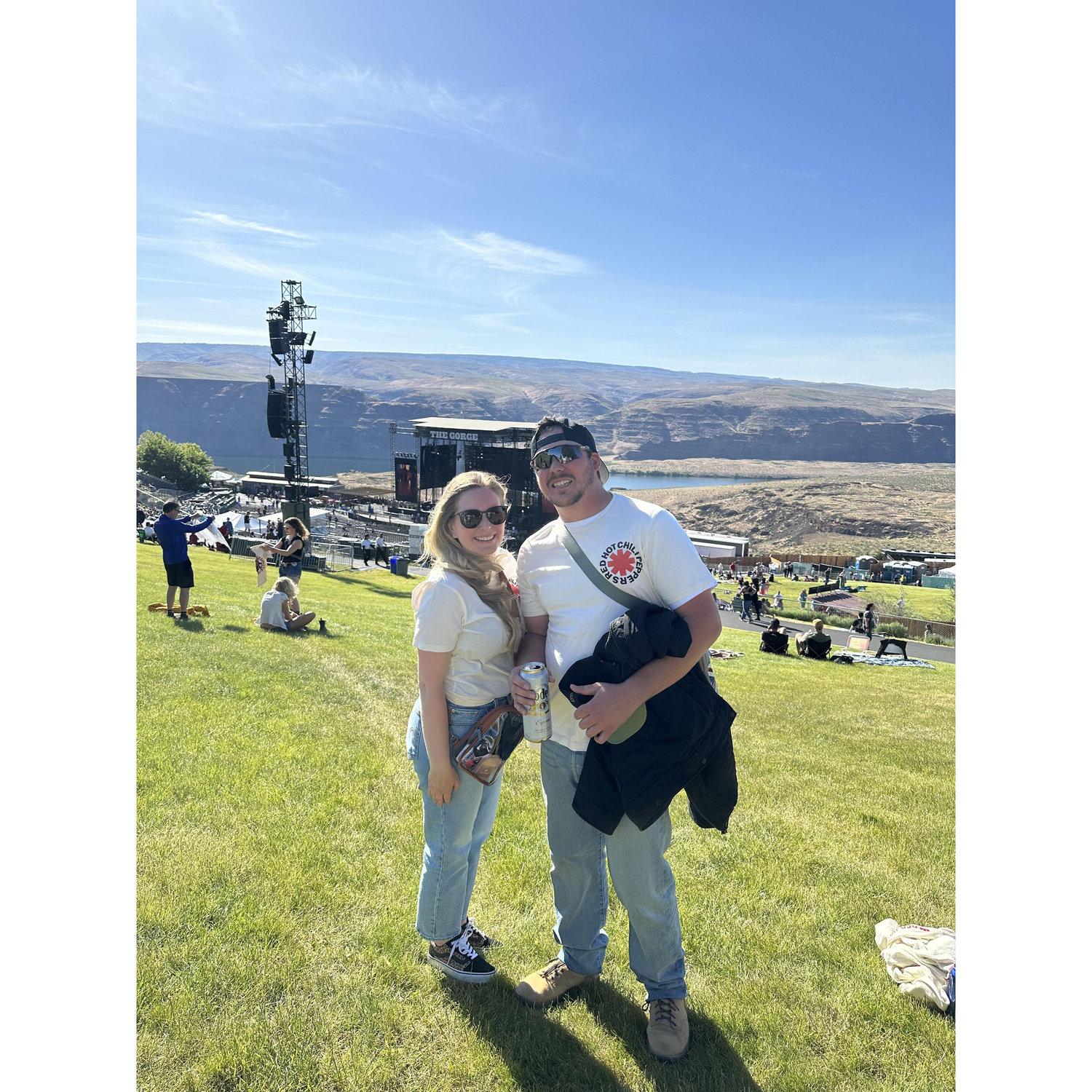 Red Hot Chili Peppers is one of Jessica and Zac's favorite bands. They got to see them at the Gorge on May 31, 2024.