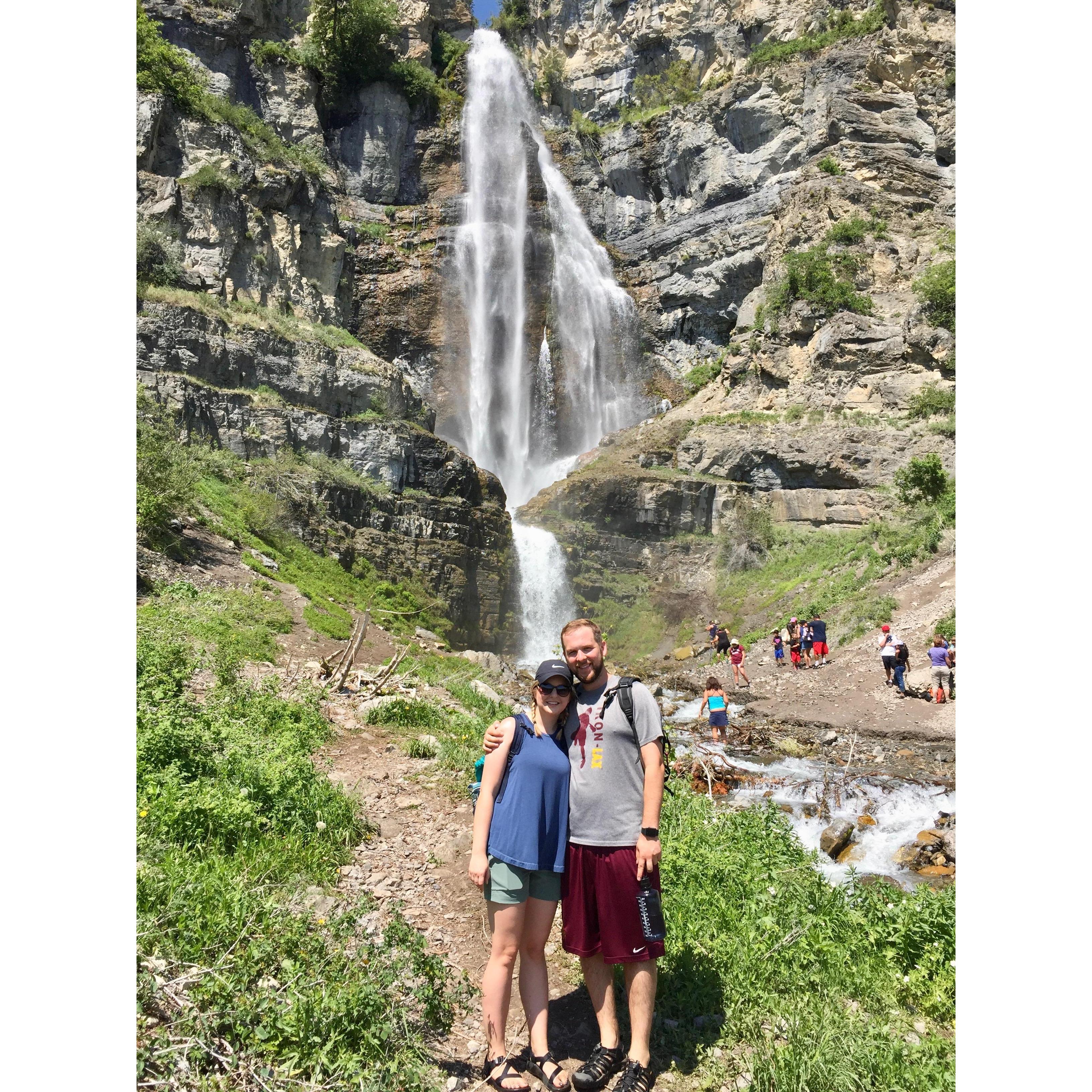 Hiking at Sundance in Utah in 2017.