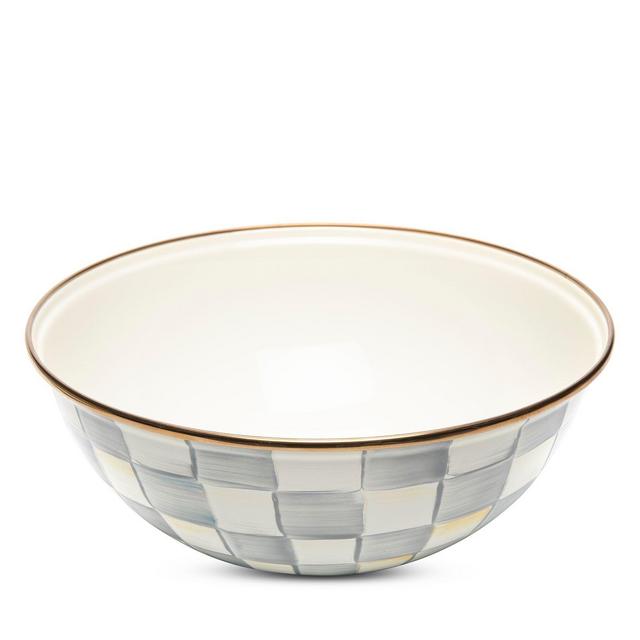 Mackenzie-Childs Sterling Check Medium Everyday Bowl