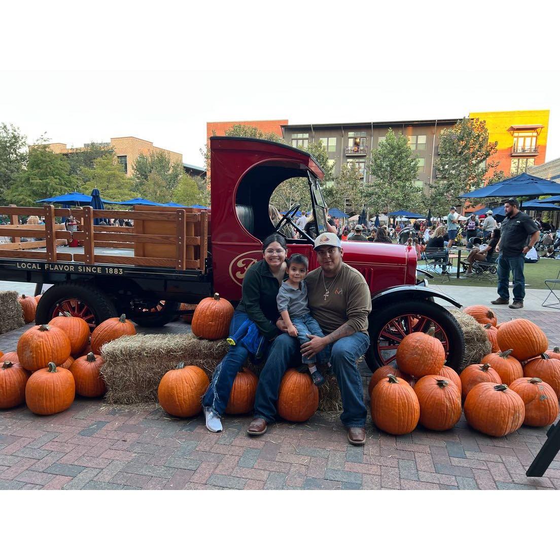October 19, 2022 - Austin and Lydia with Luke (3yo)
