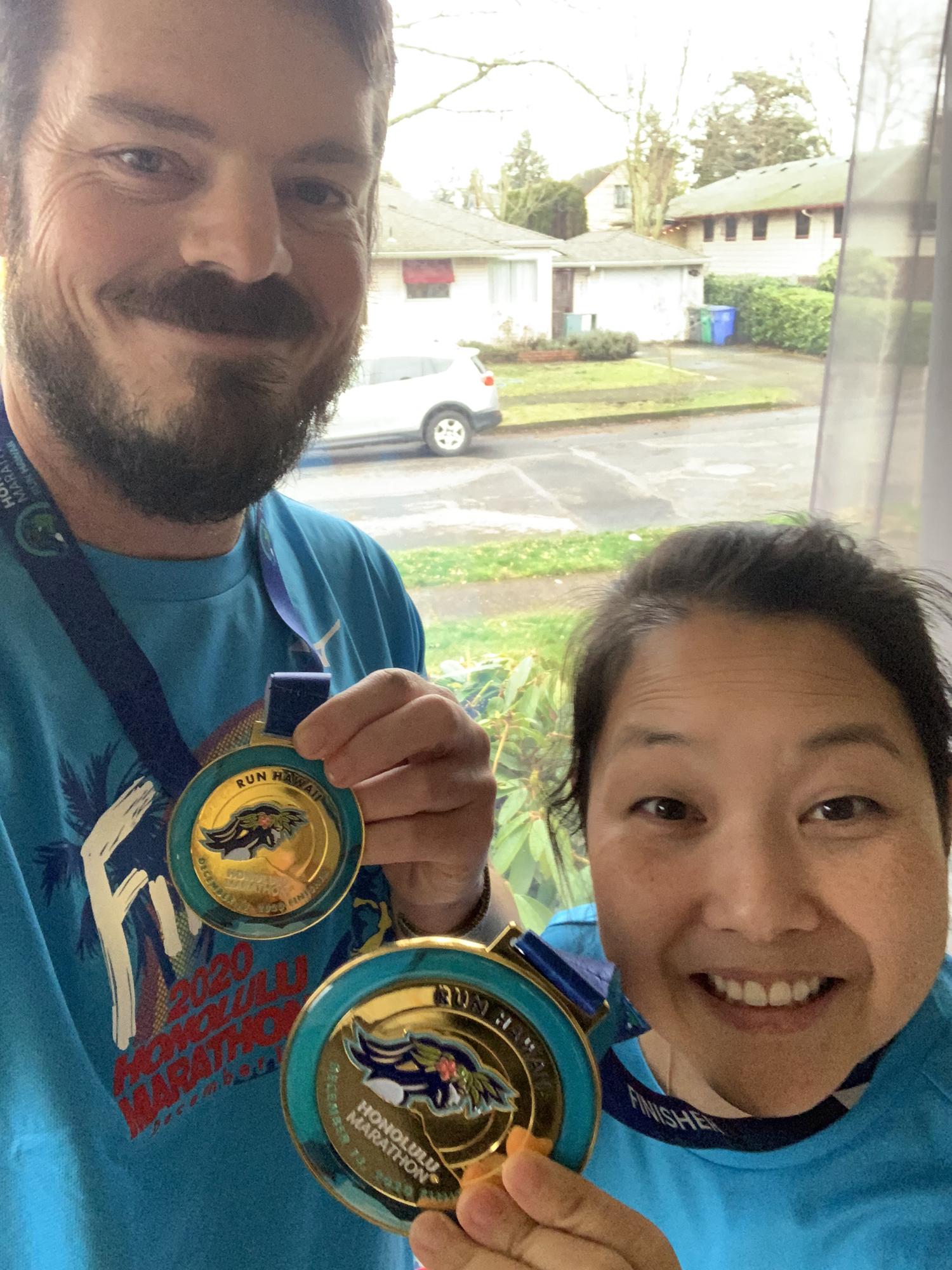Honolulu Marathon finishers!!