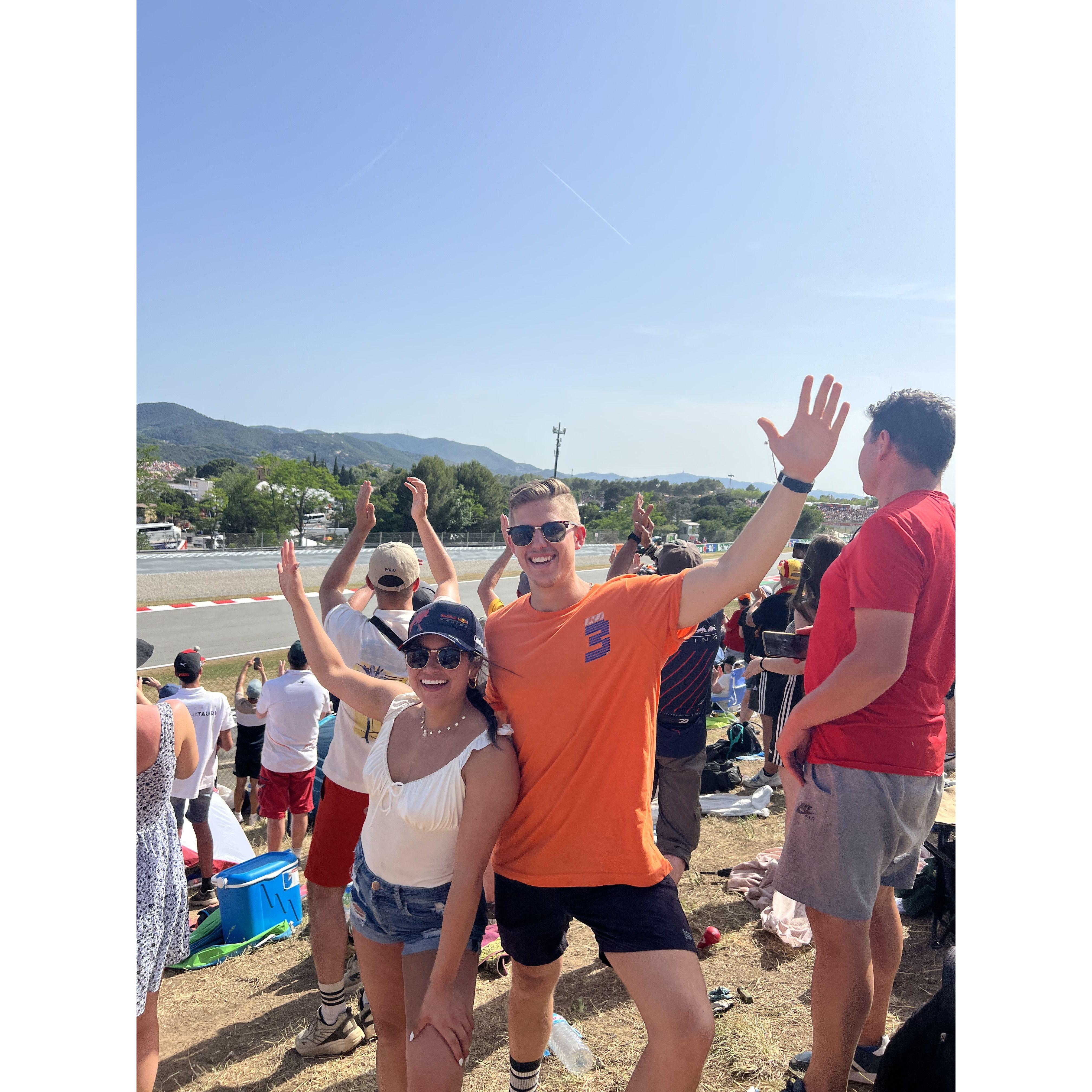 Flew to Barcelona to see a Formula 1 race!