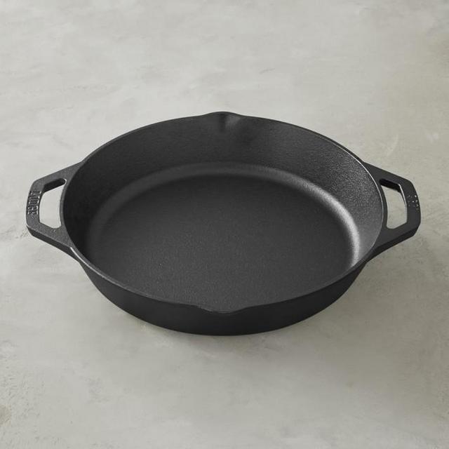 Lodge Seasoned Cast Iron Double Handled Skillet