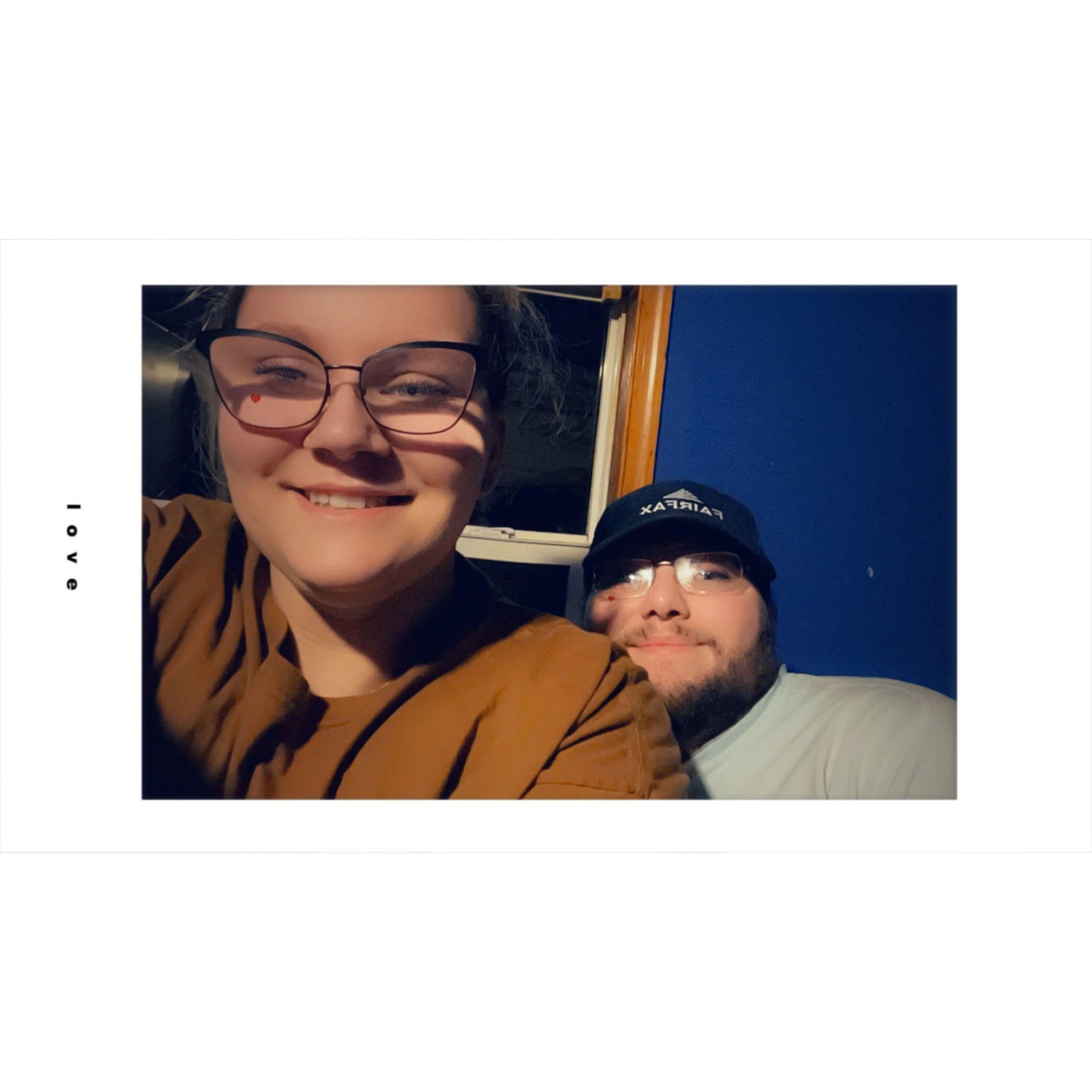 Our first night together in our home