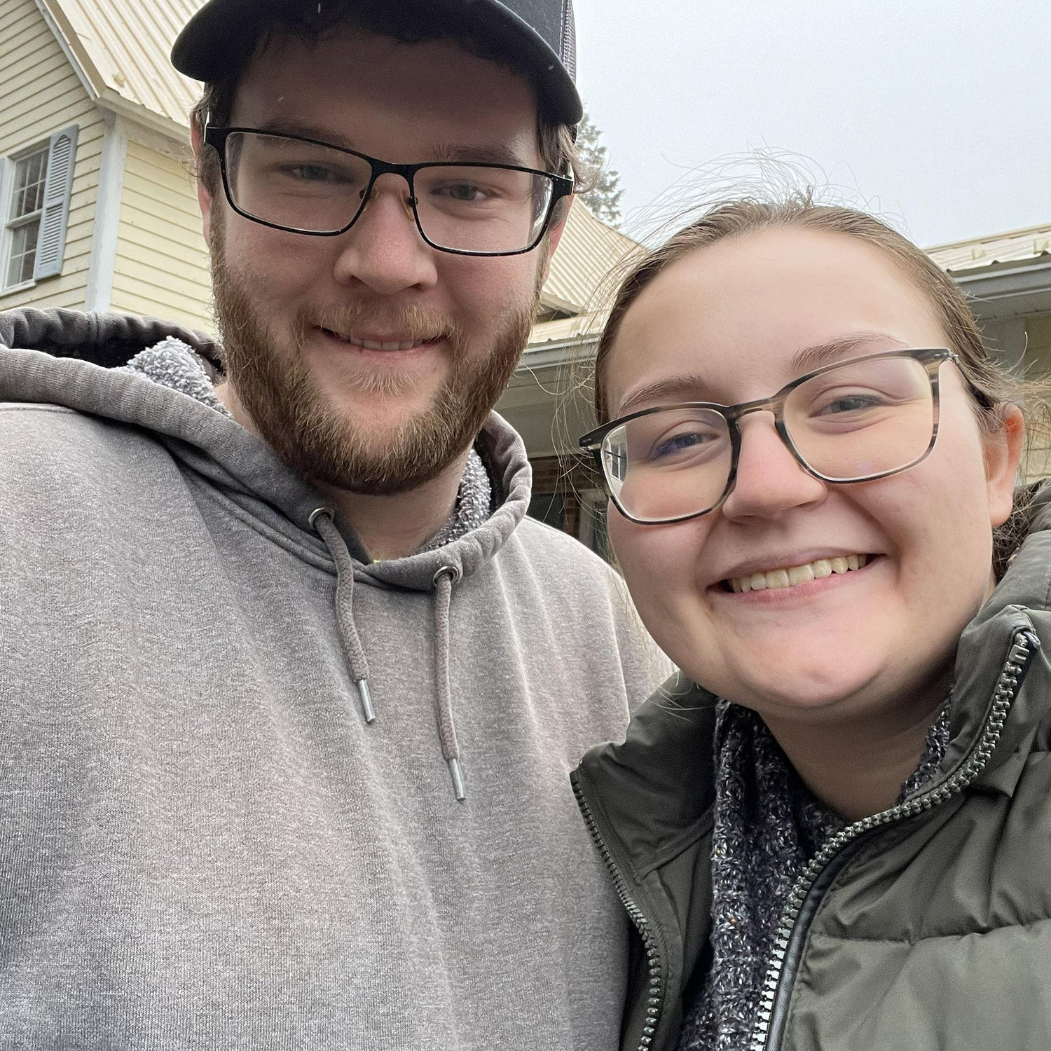 Our first picture together - December 2023