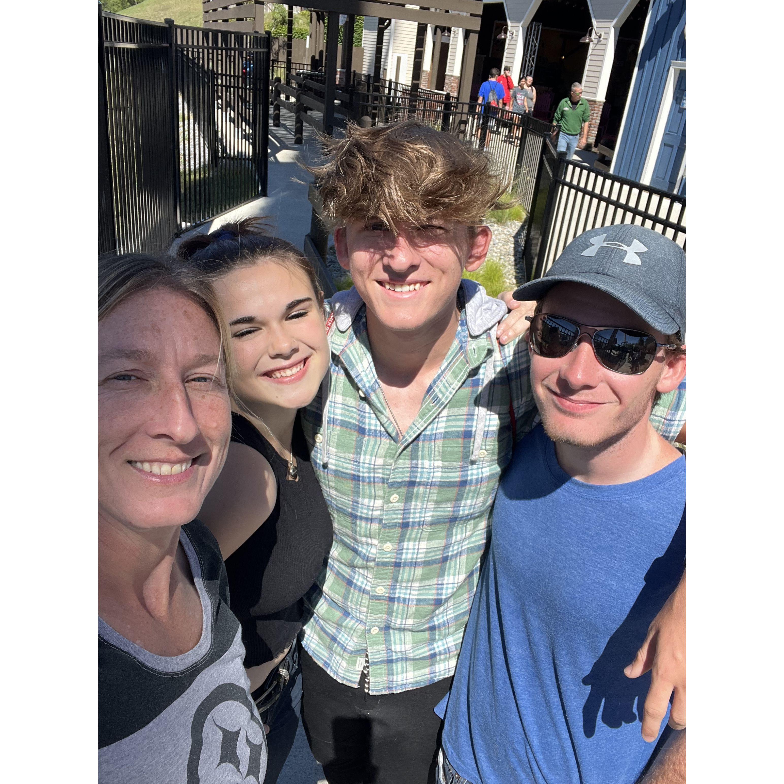 Family day at the Great Escape