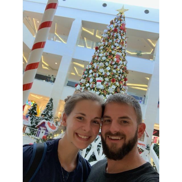 After Christmas vacation to Costa Rica! This was some mall that the rental car company took us to. Dec '18