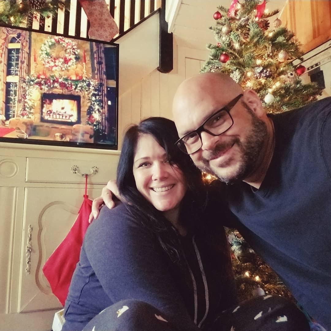 Our first Christmas together.