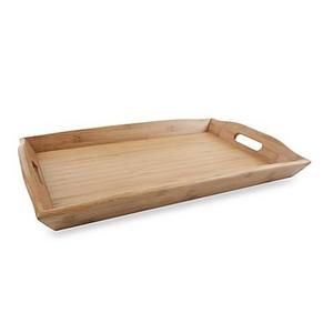 12-Inch x 20-Inch Bamboo Serving Tray