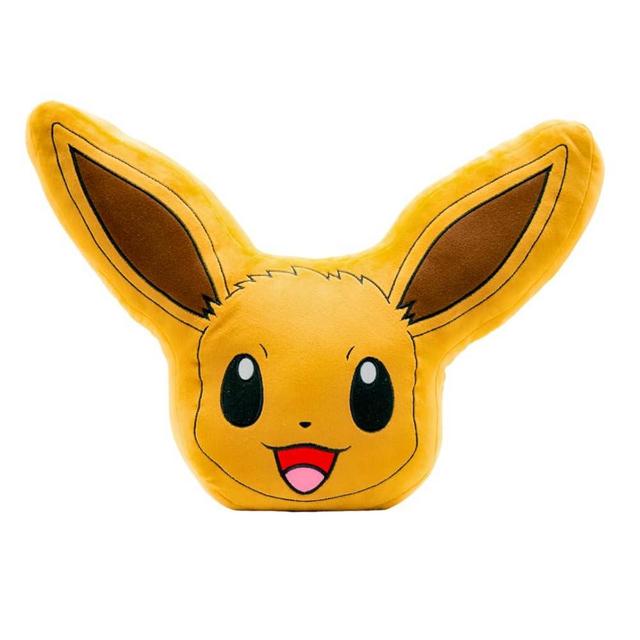 Franco Anime Gaming Bedding Super Soft Cozy Plush Decorative Pillow, One Size, Eevee
