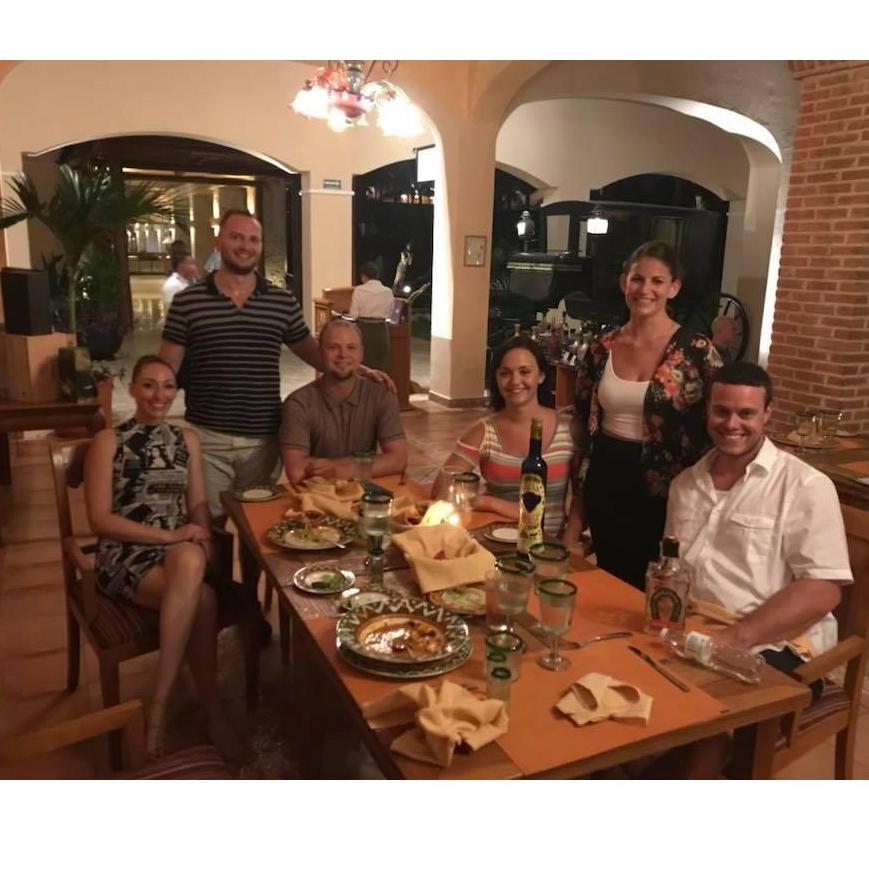 Mexican night at an Excellence Resort in Mexico with good friends! '18