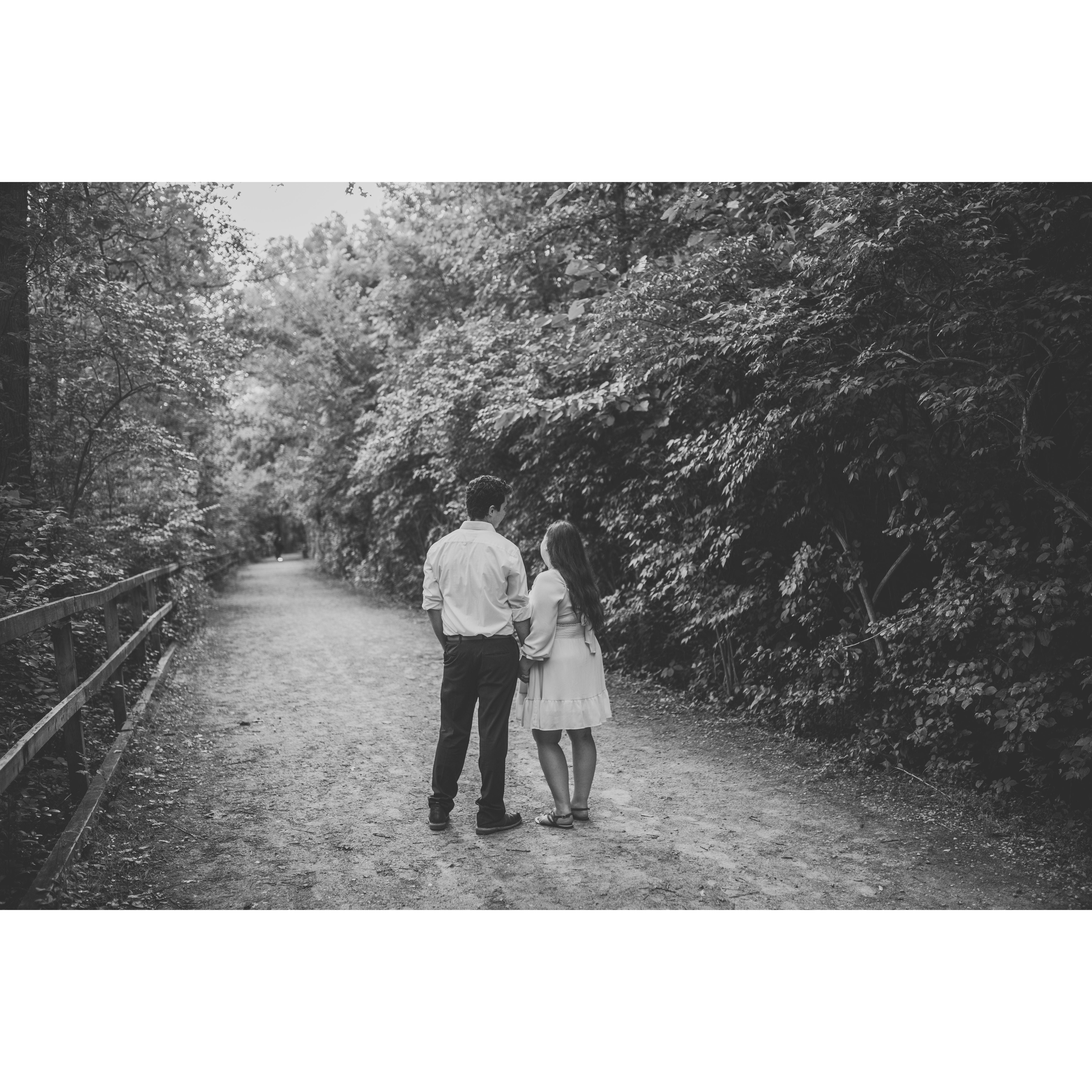 Engagement Photos at Yates Cider Mill July 2022