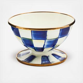 Royal Check Enamel Ice Cream Dish