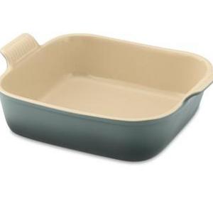 Le Creuset Heritage Stoneware Square Dish, 9", Ocean