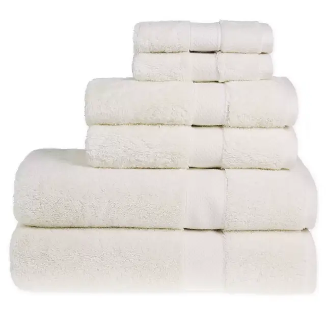 Wamsutta® Egyptian Cotton Bath Towels in Ivory (Set of 6)