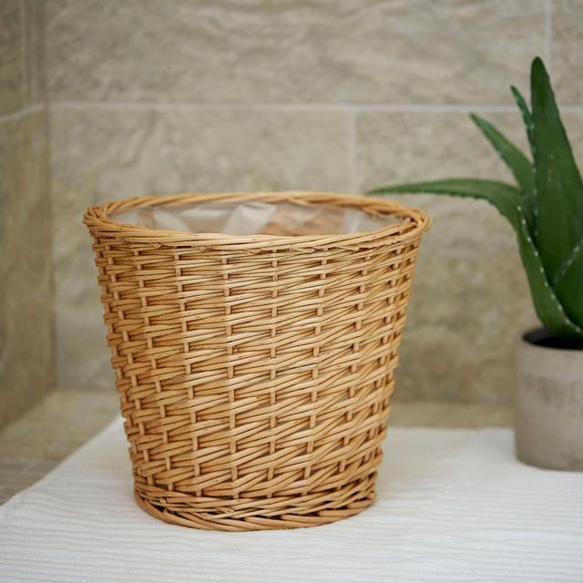 Household Essentials, Willow Wicker Waste Basket