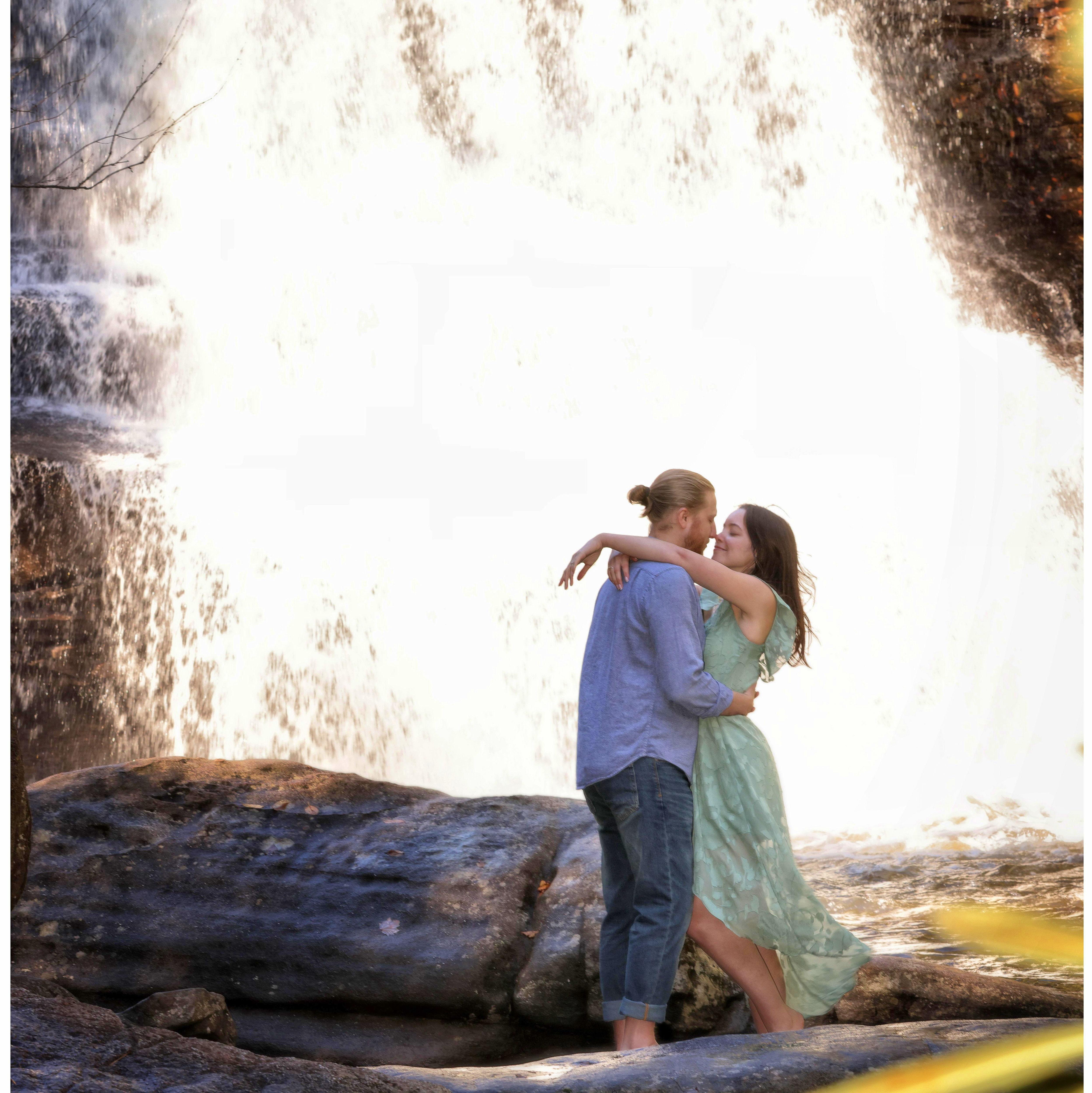 October 2023. Engagement Shoot at Swallow Falls State Park, Maryland.