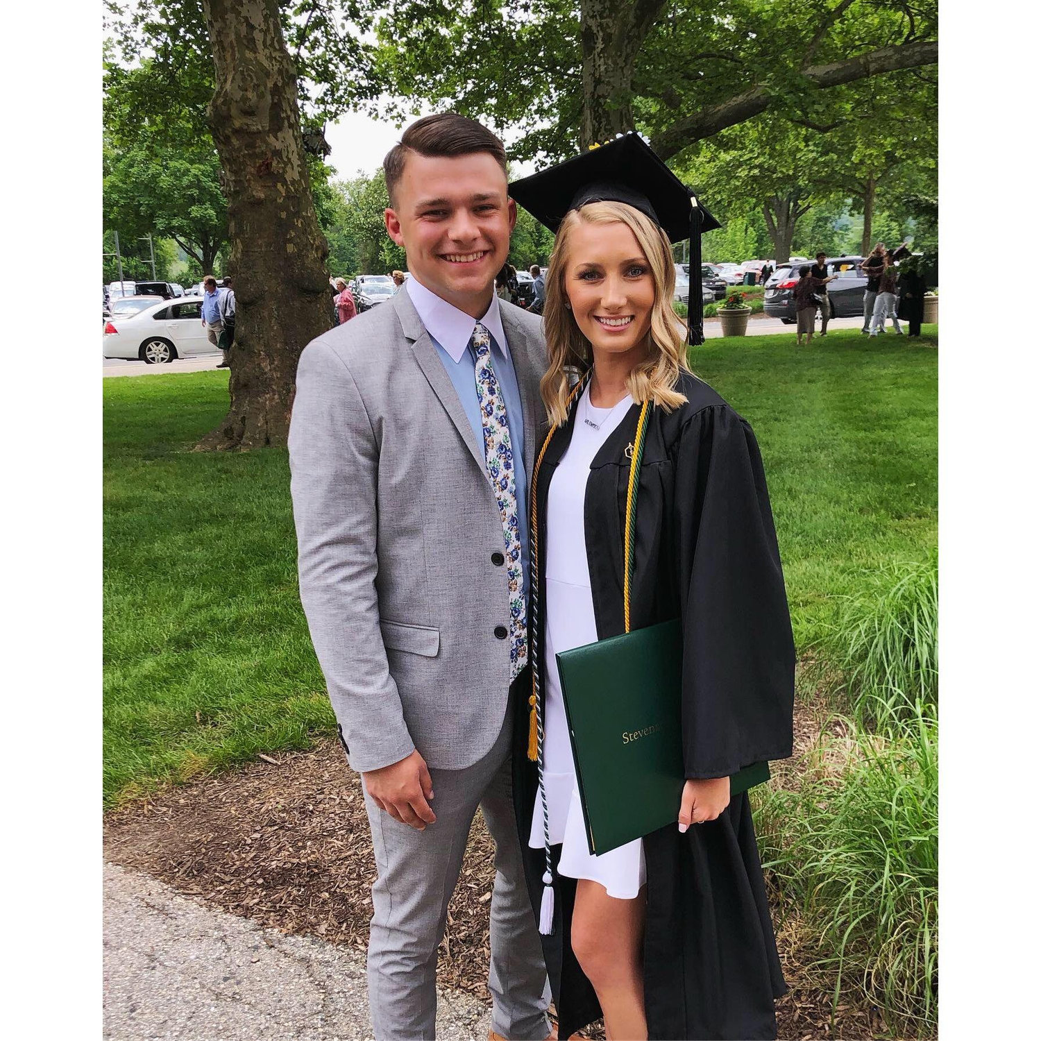 Taylor graduated with her Bachelors, May 2019