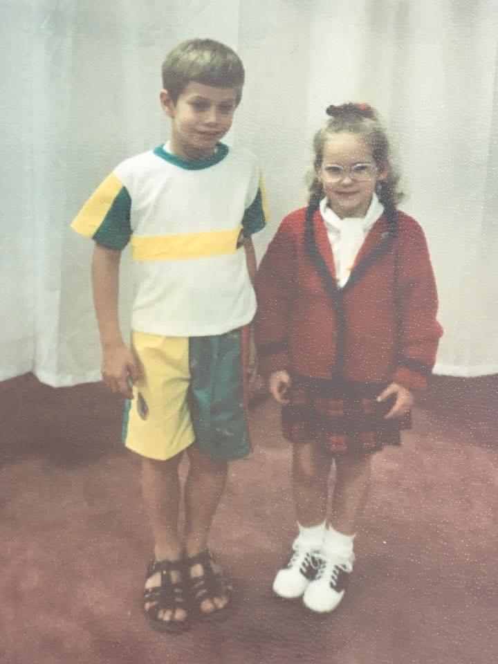 The best picture of me and my brother I could find 😂