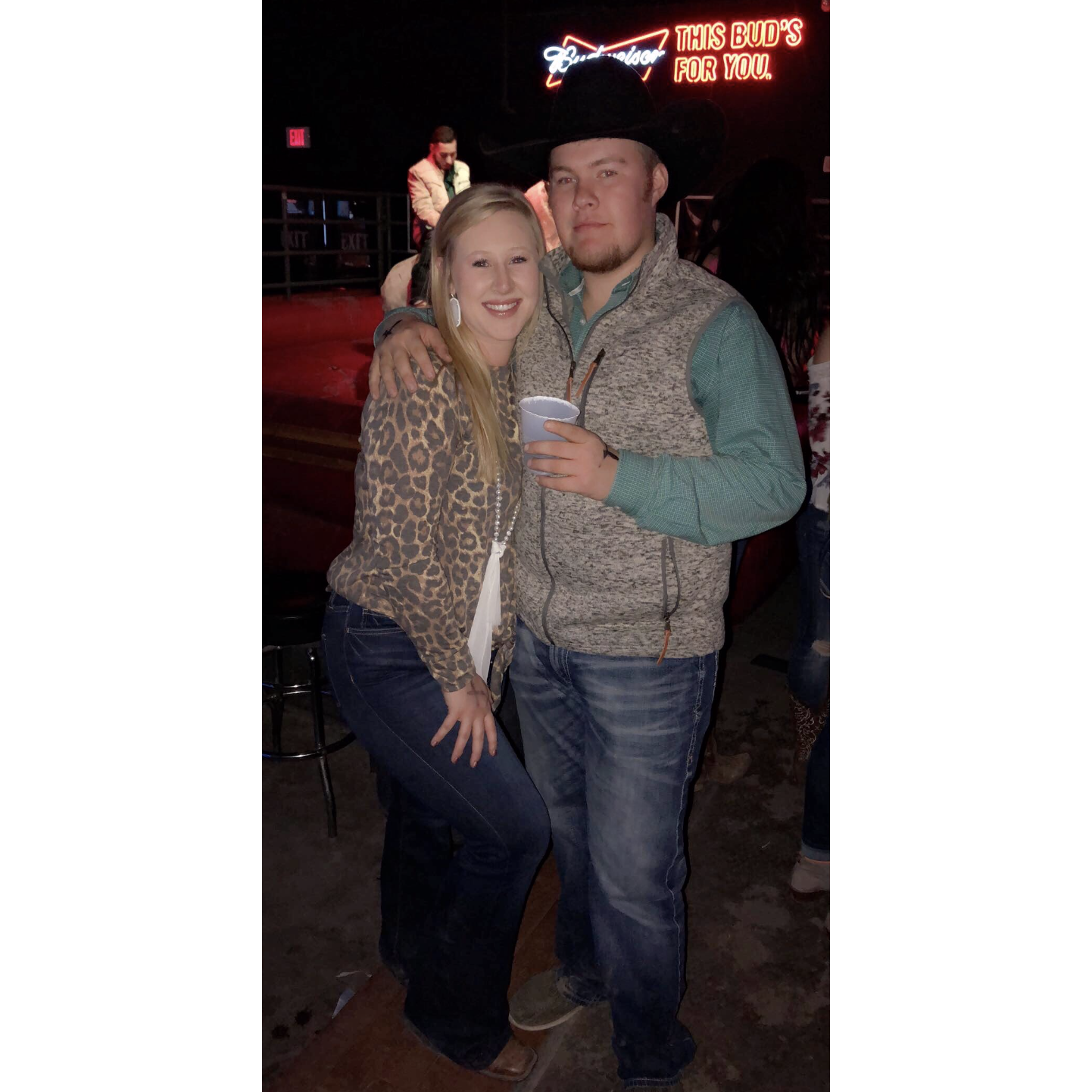 First time together at the bar!