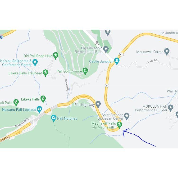 Maunawili Falls Trailhead