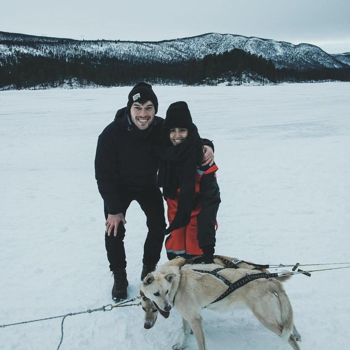 Dog sledding in Norway - Jan 2017