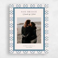 Beige Wedding Save the Date - Anafi Photo