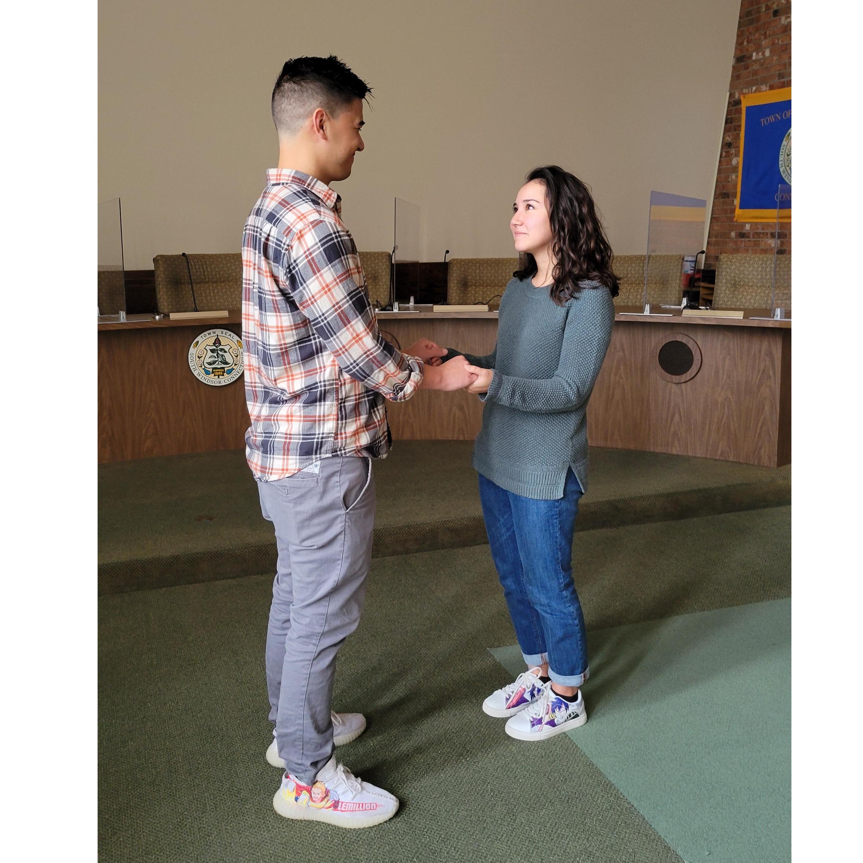 When we said our "I Dos" at Townhall (part 2)