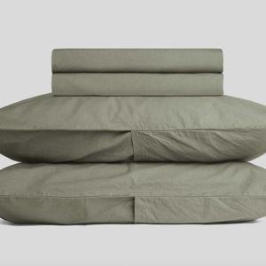 Percale Sheet Set - Green - KING