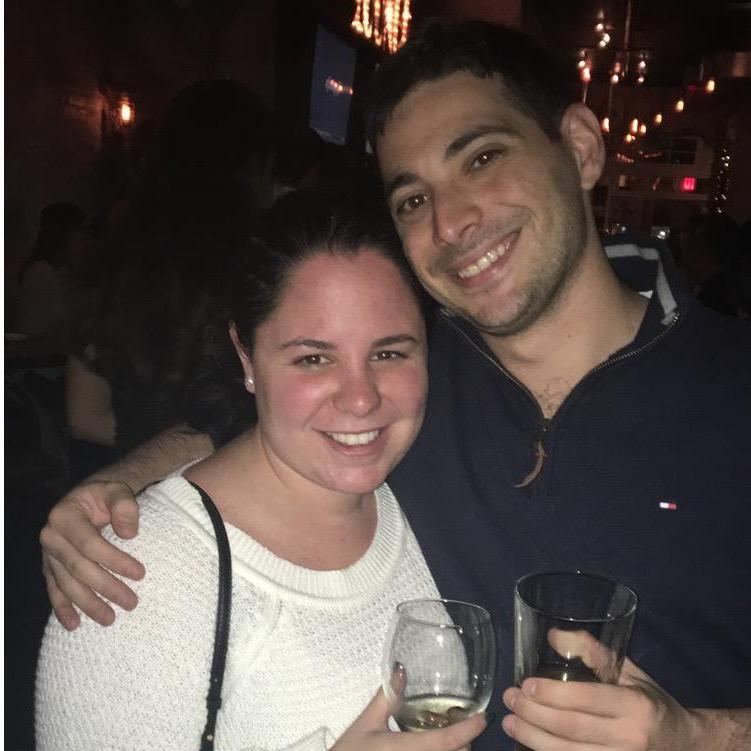 Our first photo together