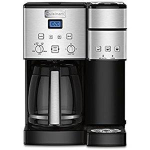 Cuisinart SS-15 12-Cup Coffee Maker and Single-Serve Brewer, Stainless Steel