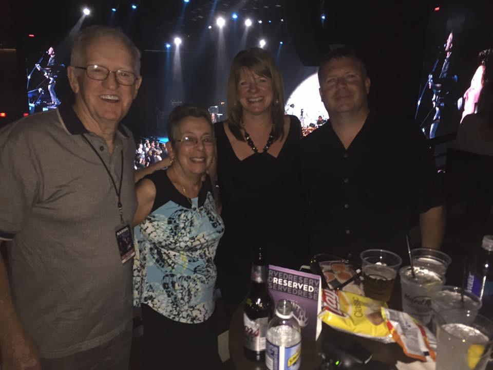 With Chet & Kathy watching Rascal Flatts in Las Vegas