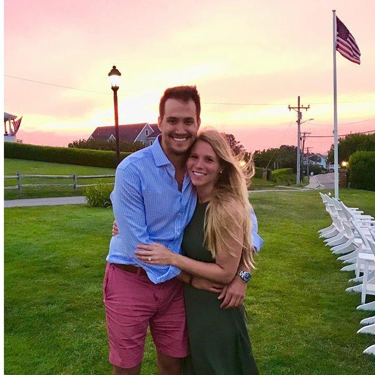 Moments after Steve proposed and Kelly said, "YES!" 

The Spring House Hotel
Block Island, RI