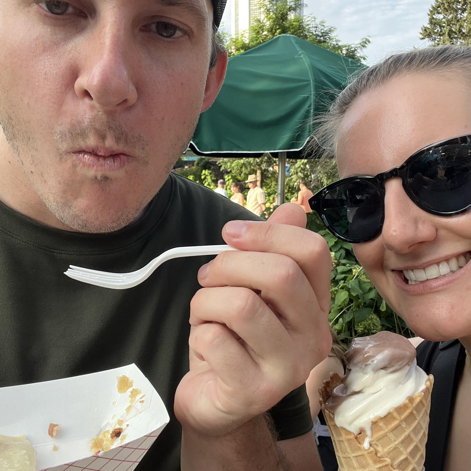 Trying allll the foods at the MN State Fair