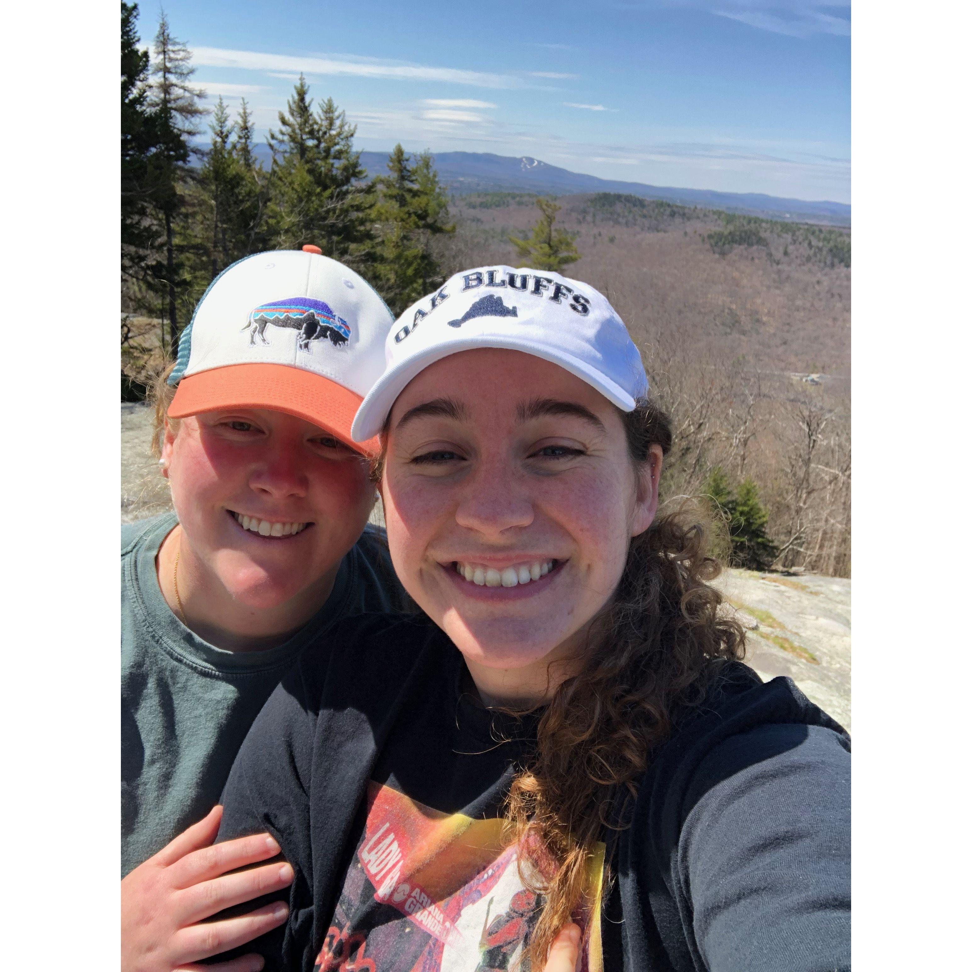 April 2021 - Hiking one of our favorite local spots, Bog Mountain