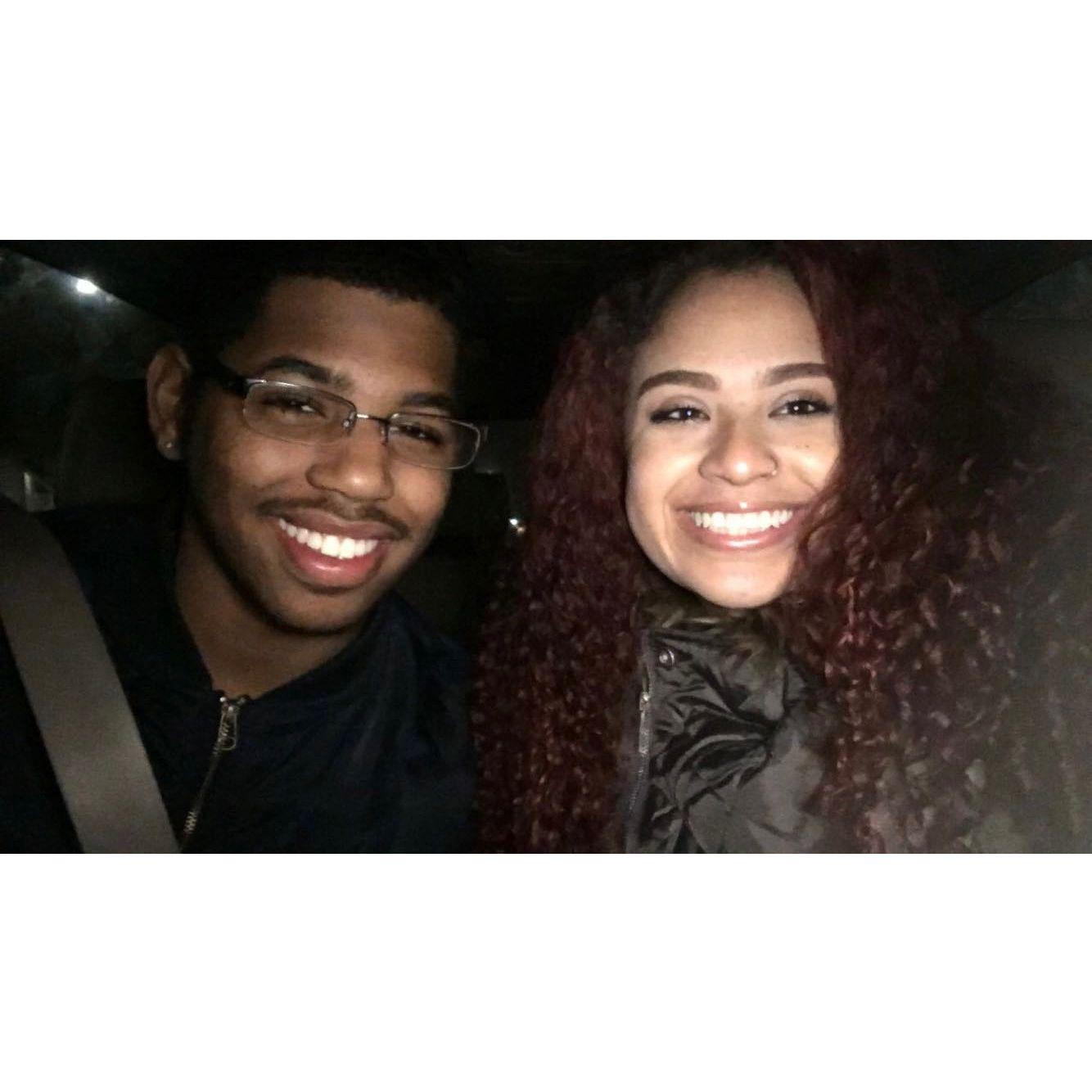 Teenage Nani and Nando on one of our many outings.