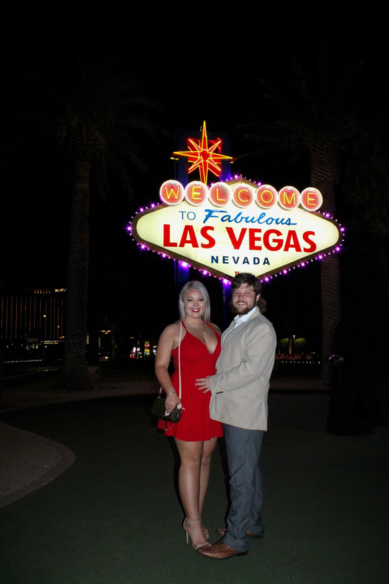 First time seeing the Las Vegas sign
