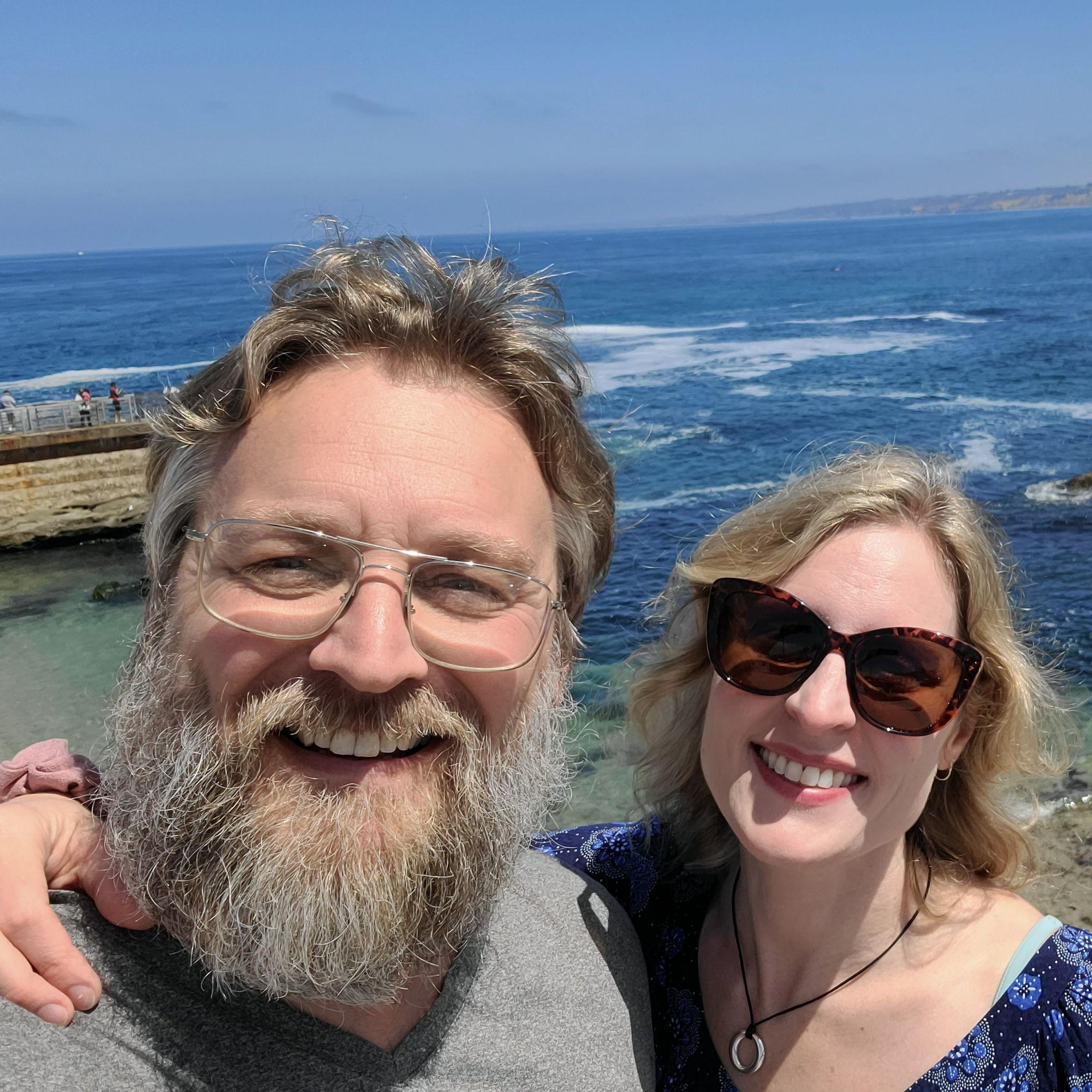 Summer 2025 in San Diego- we hung out at the beach, we saw live music, and we got engaged :)