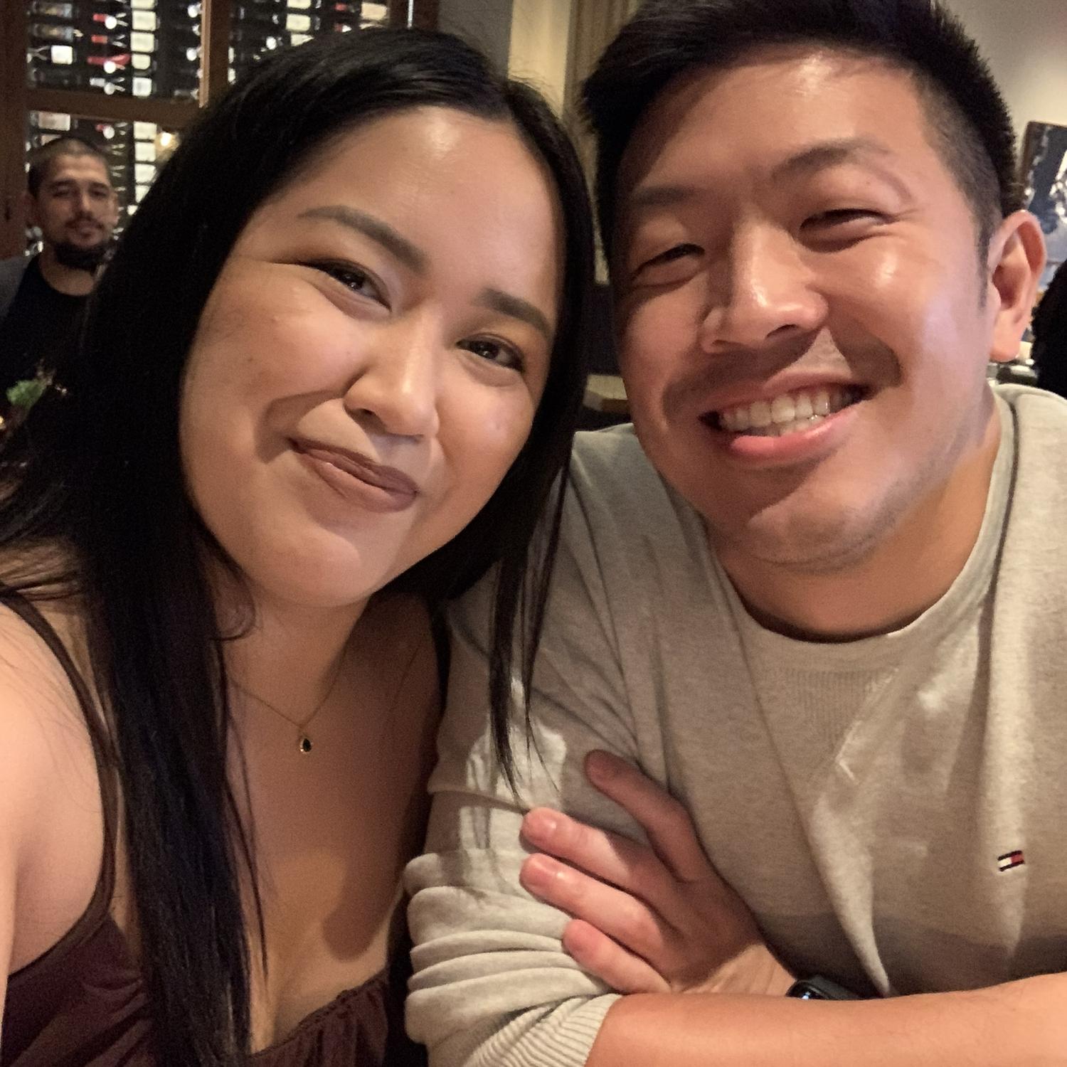 Phil said he'd take Raina out to Fogo De Chao if he ever got his career job. Mission accomplished!
