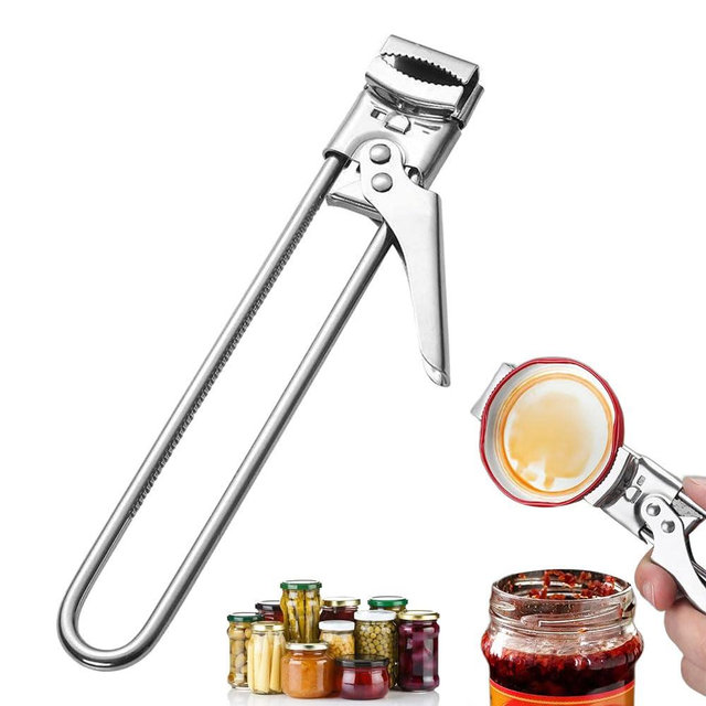 2026 New Jar Opener for Weak Hands, Adjustable Multifunctional Stainless Steel Can Opener, Jar Gripper Tight Lid Opener, Jar Lid Gripper, Manual,Kitchen Accessories (1)