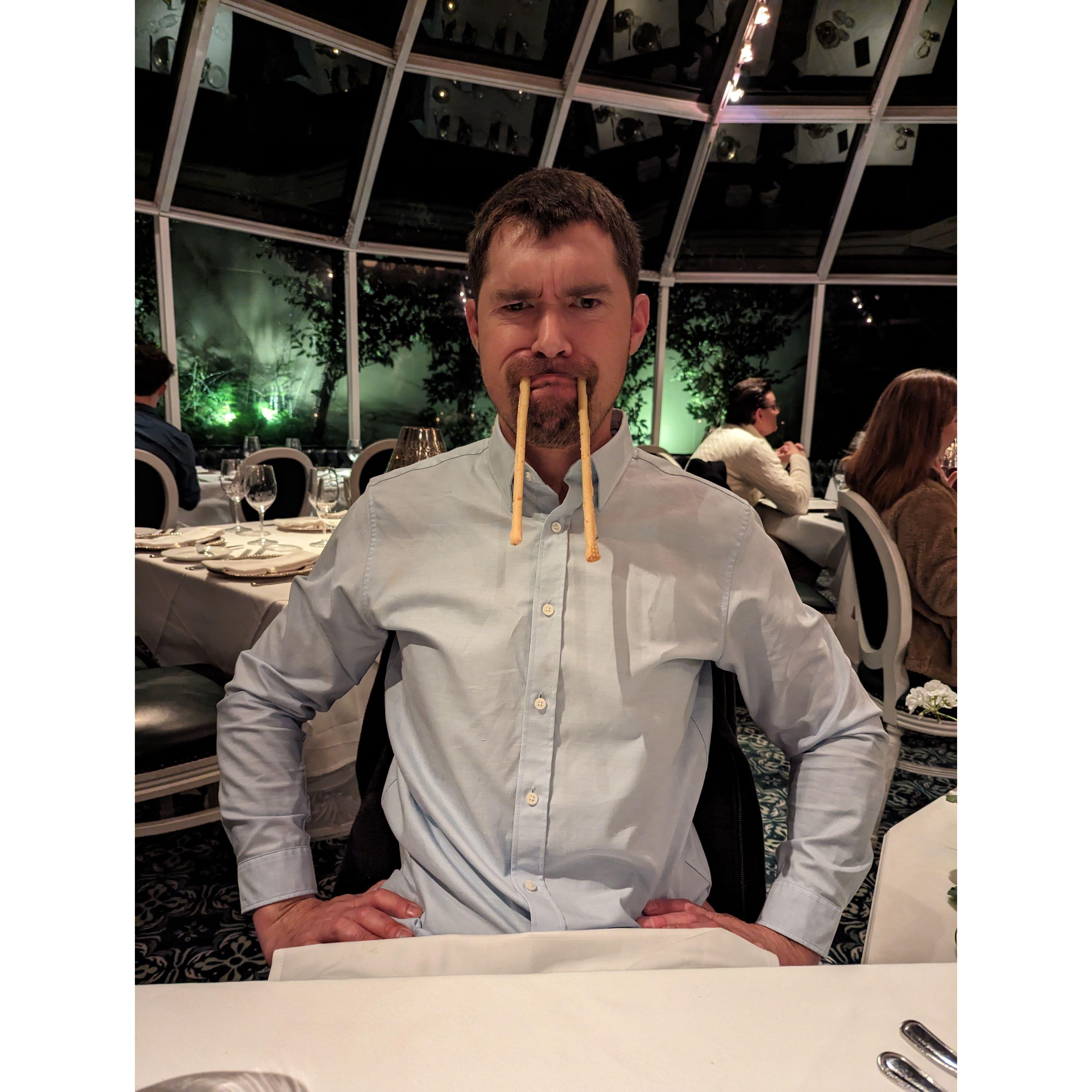 Turns out..Andrew makes a great walrus!