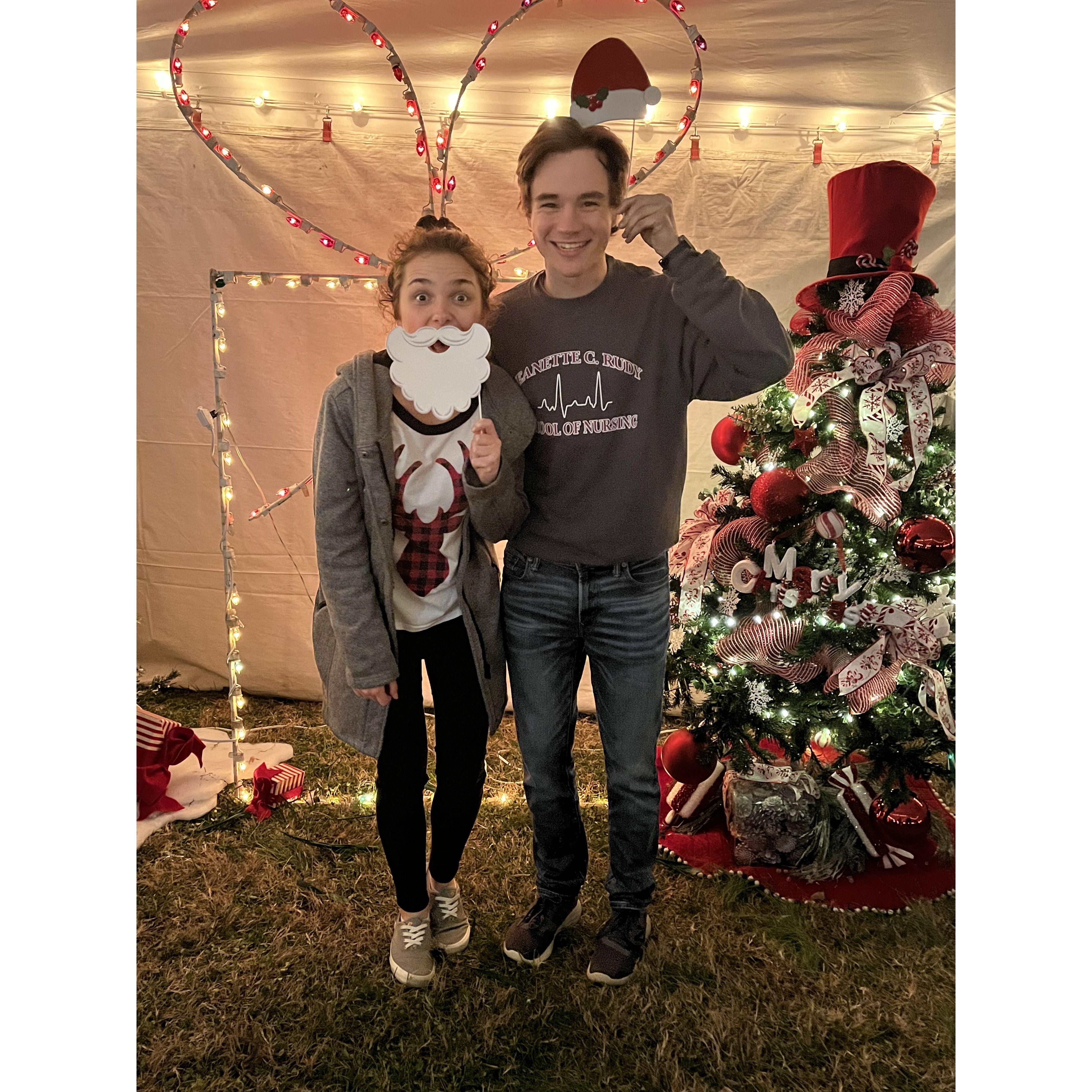 First Christmas together (Dec. 21)