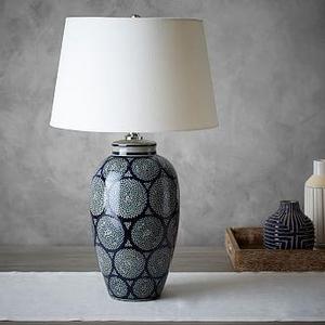 Jamie Young Langley Ceramic Vase Lamp