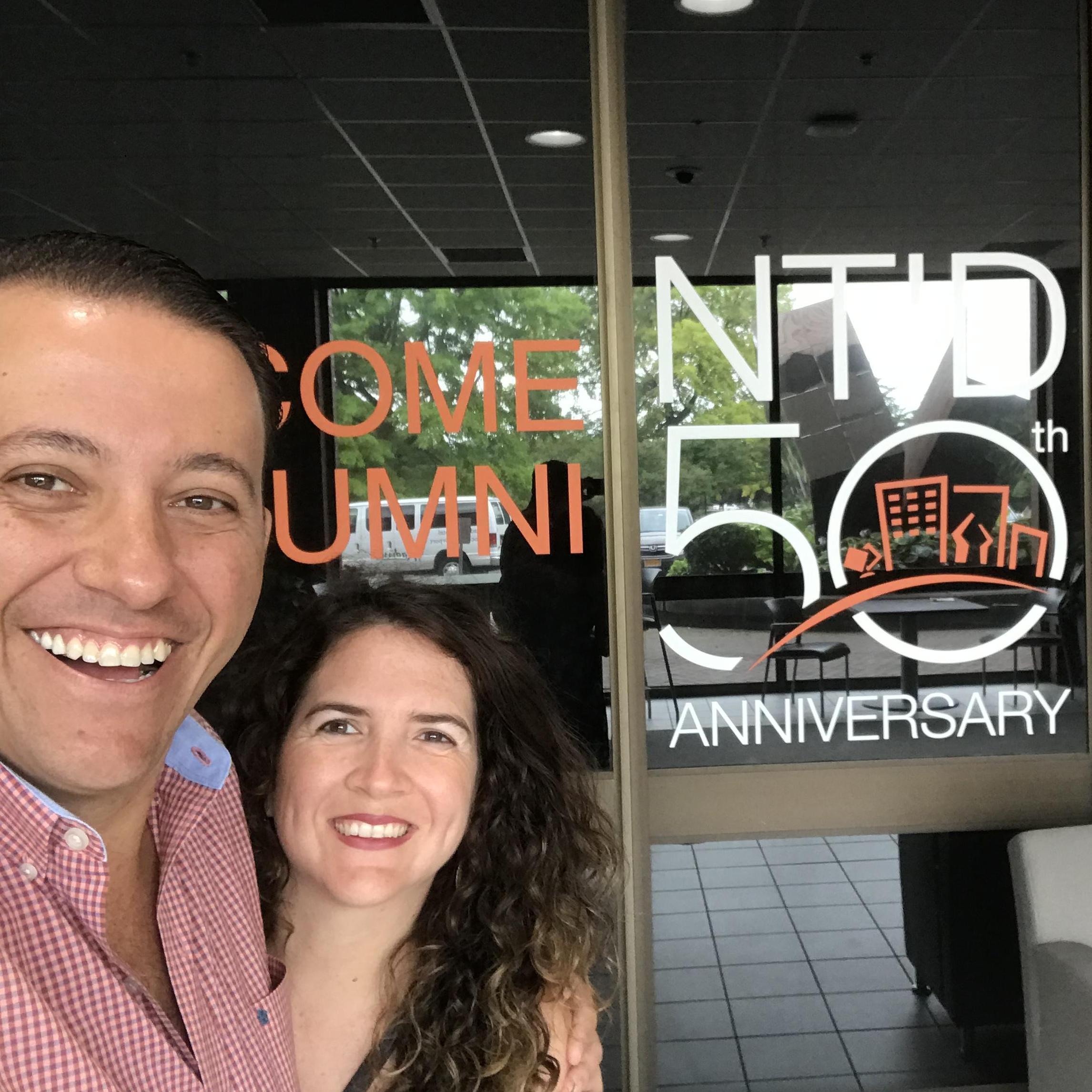 Our first visit to NTID/RIT (Thomas's Alma Mater)- for NTID's 50th anniversary.